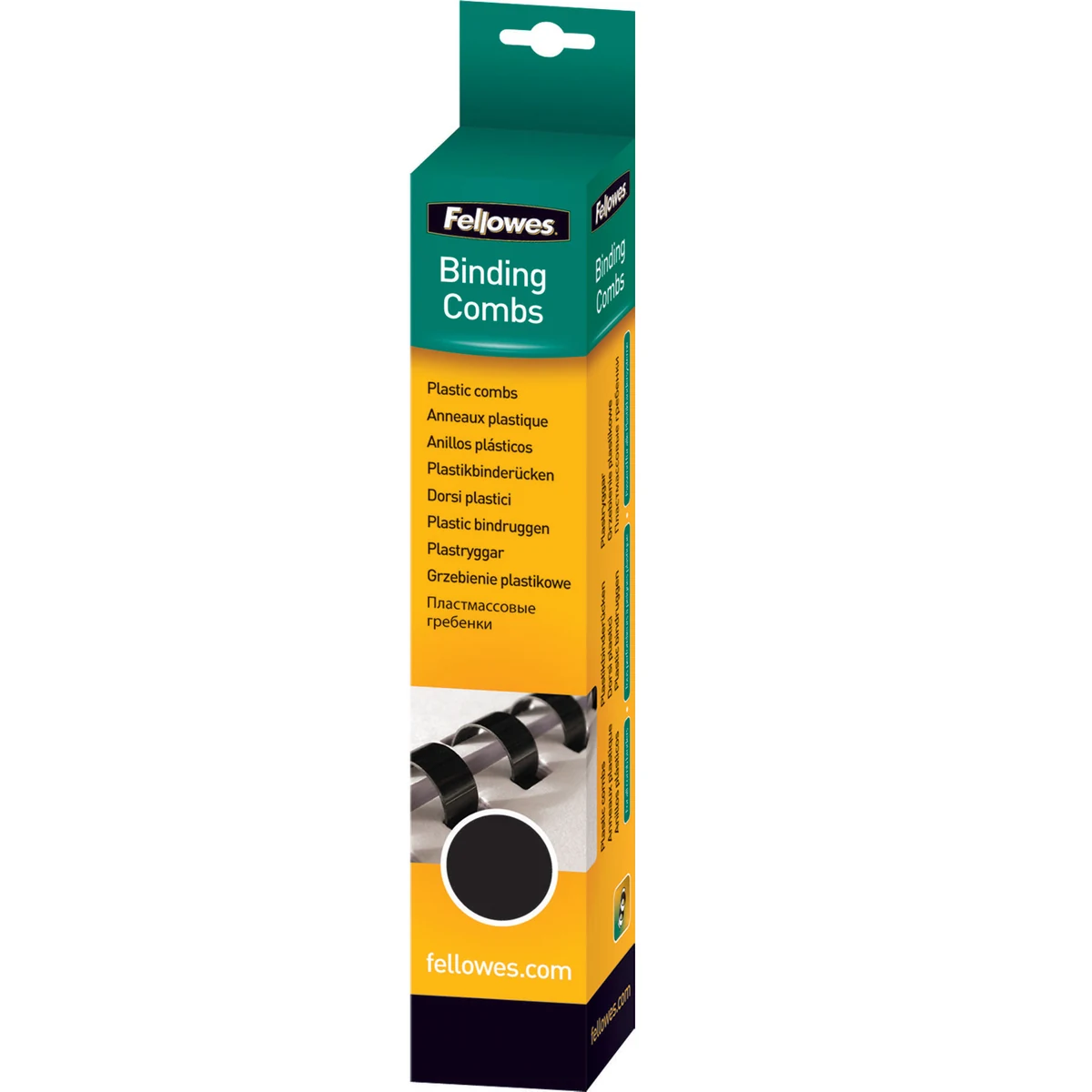 FE ARGOLAS PLASTIC A4 6MM/25 PRETA