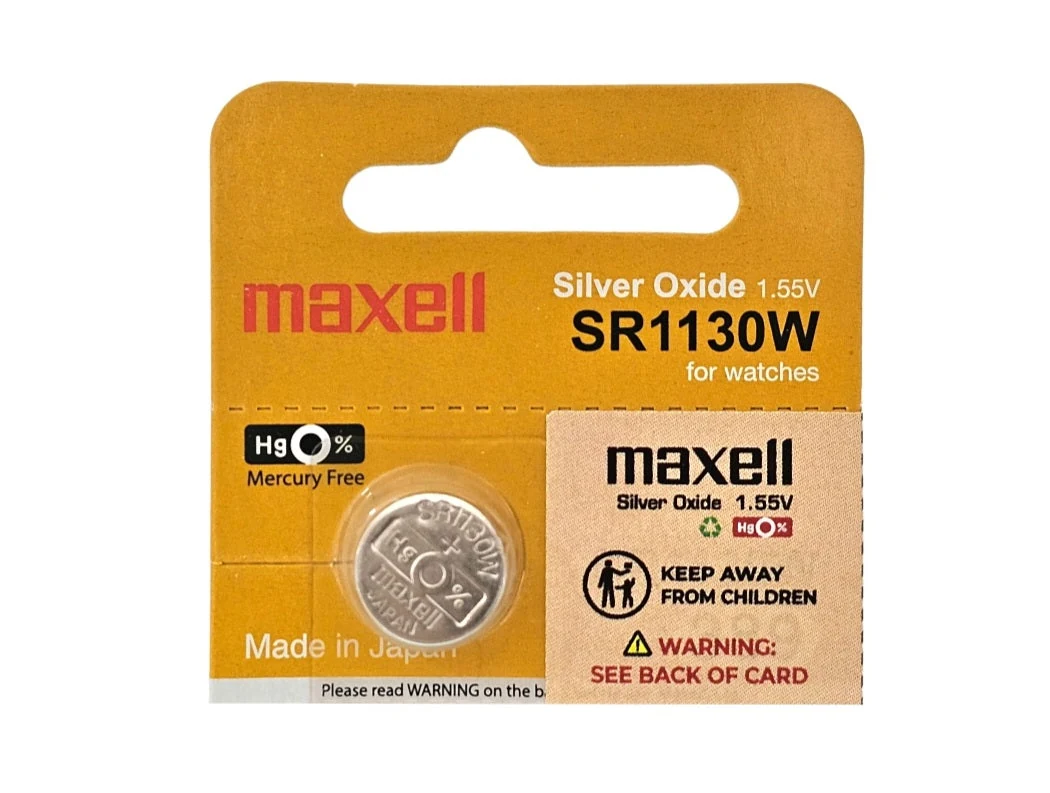 PILHA MOEDA MAXELL SR1130W 1UN 1.55V (1/10)