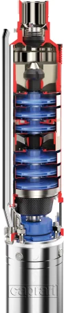 BOMBA SUBMERSIVEL CAPRARI E4XED35-4/36-V 50HZ