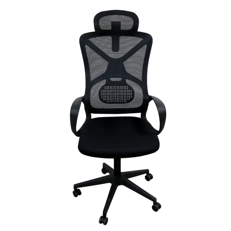 CADEIRA ERGONOMICA MESH AJUSTAVEL 3 NIVEIS PRETA