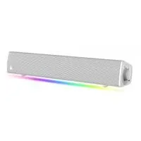 BARRA DE SOM CREATIVE SOUND BLASTER GS3 2.0 SOUNDBAR RGB 12W RMS BT/USB-C BRANCO