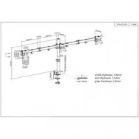 SUPORTE MONITOR MANHATTAN 2X AT0 27'