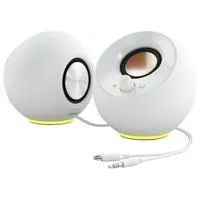 COLUNA CREATIVE PEBBLE SE 2.0 MULTIM0DIA RGB 4W RMS USB-C/3.5MM BRANCA