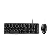 TECLADO + MOUSE GENIUS KM-170 MULTIM0DIA USB-A C/FIO PT PRETO