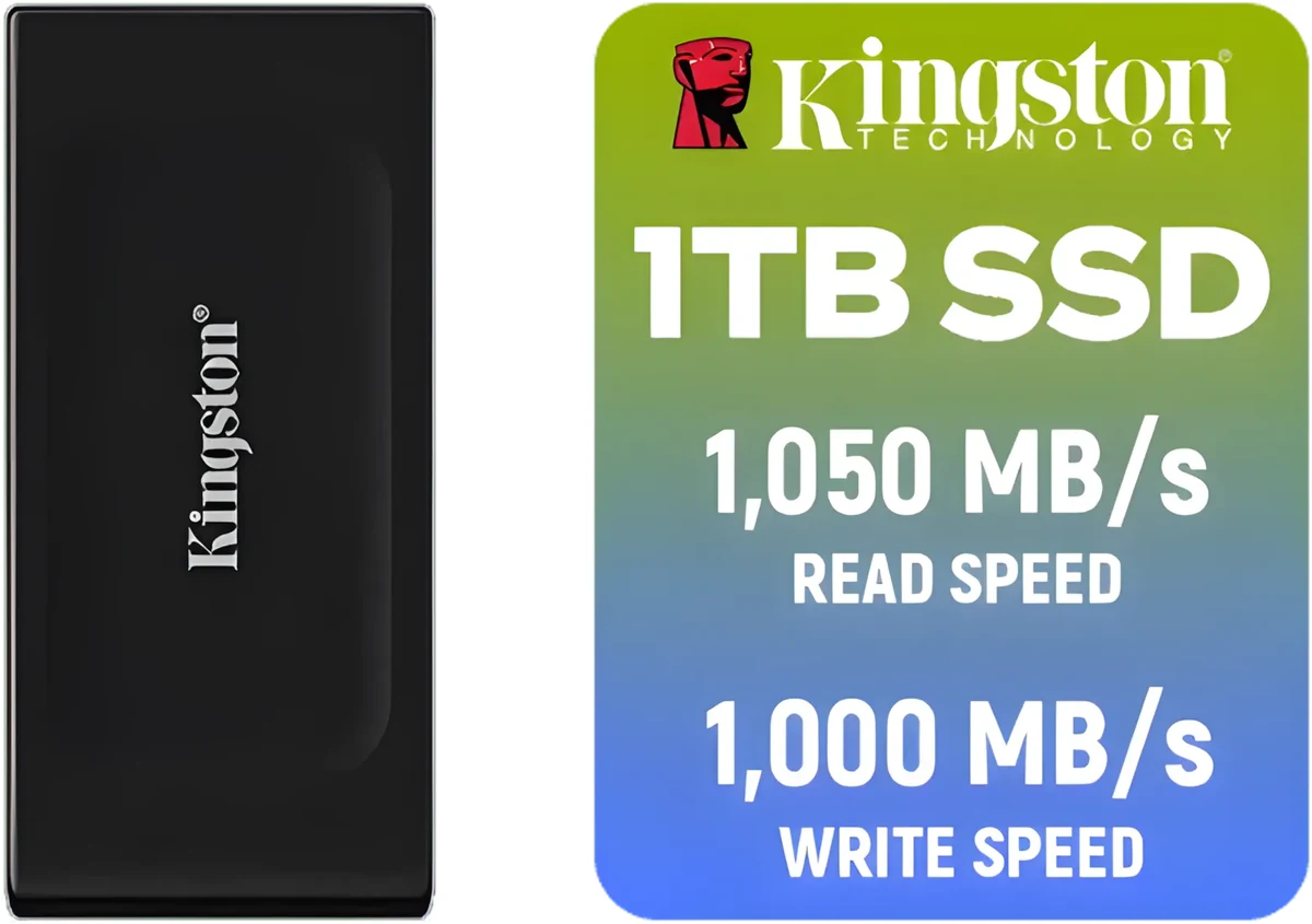 HD EXT. 2.5″ SSD 1TB KINGSTON USB 3.2 PORTÁTIL