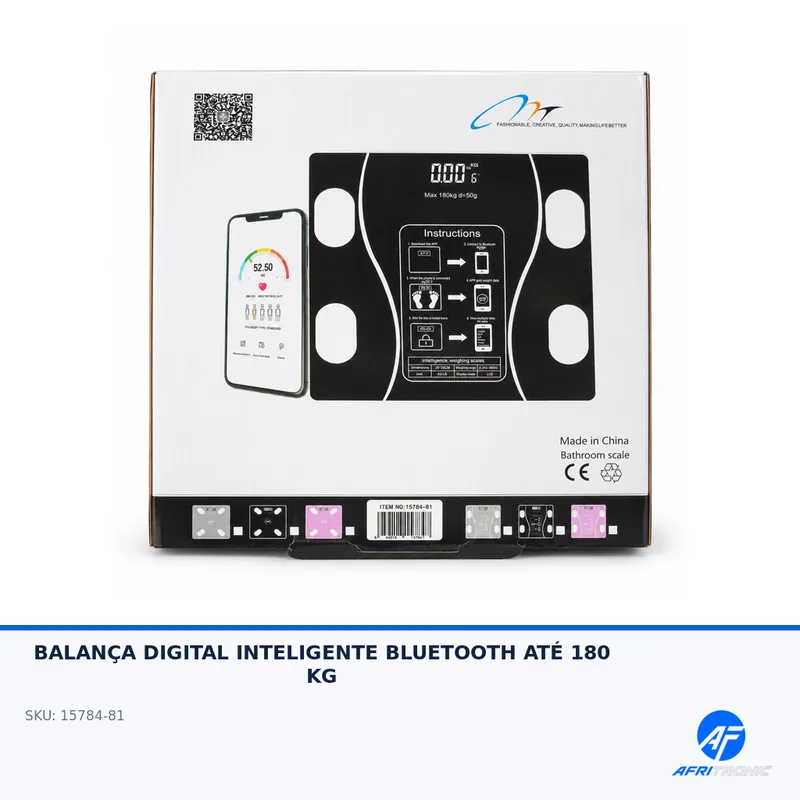 BALANÇA DIGITAL INTELIGENTE BLUETOOTH ATÉ 180 KG — foto