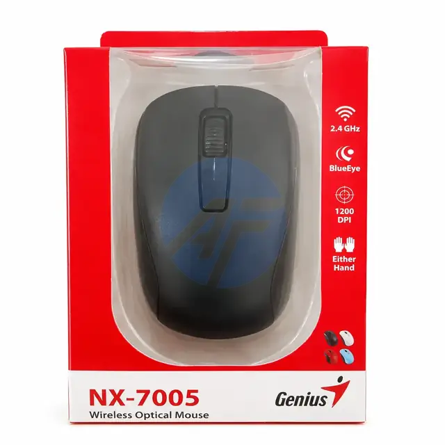 MOUSE GENIUS NX-7005 V2 1200DPI WIRELESS PRETO — foto