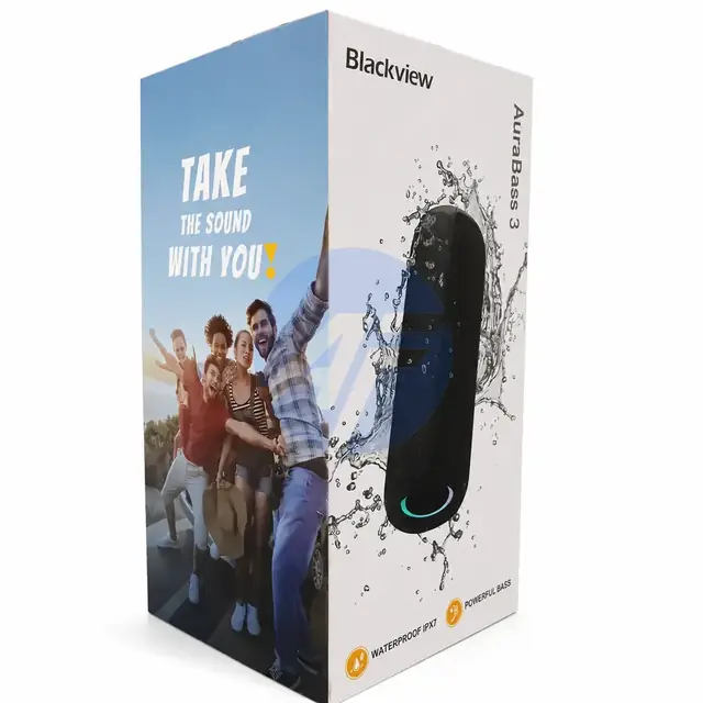 COLUNA BLACKVIEW AURABASS 3 2.0 PORTÁTIL 16W RMS BT PRETA — foto