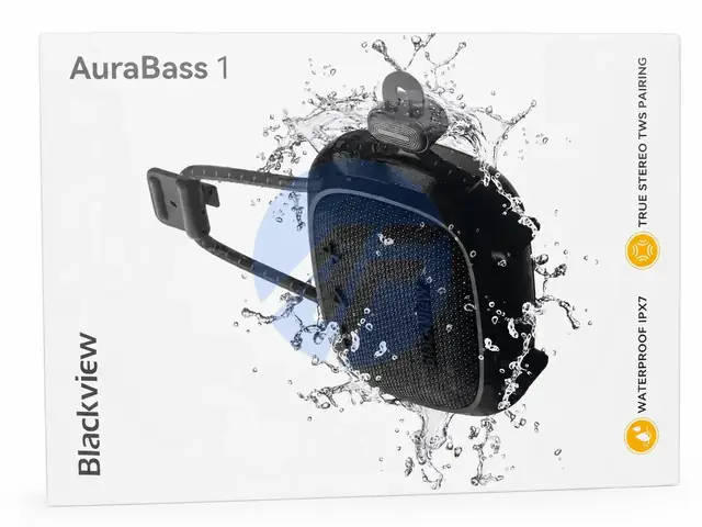 COLUNA BLACKVIEW AURABASS 1 1.0 PORTÁTIL 5W RMS BT PRETA — foto