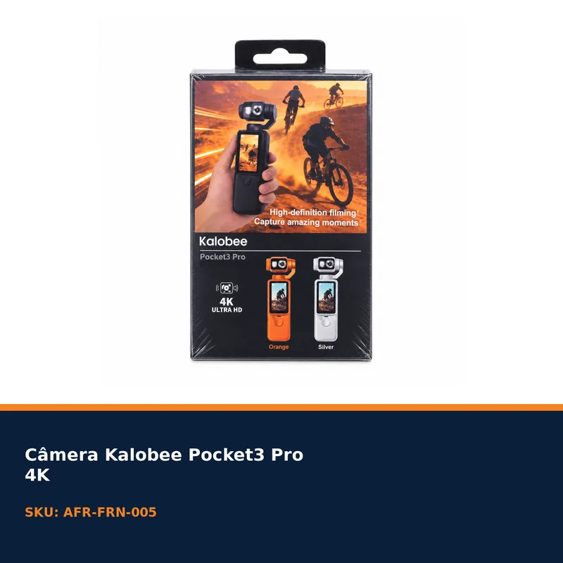 CÂMERA PORTÁTIL KALOBEE POCKET3 PRO 4K ULTRA HD — foto