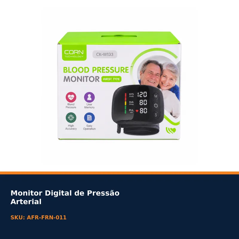 MONITOR DIGITAL DE PRESSÃO ARTERIAL DE PULSO — foto