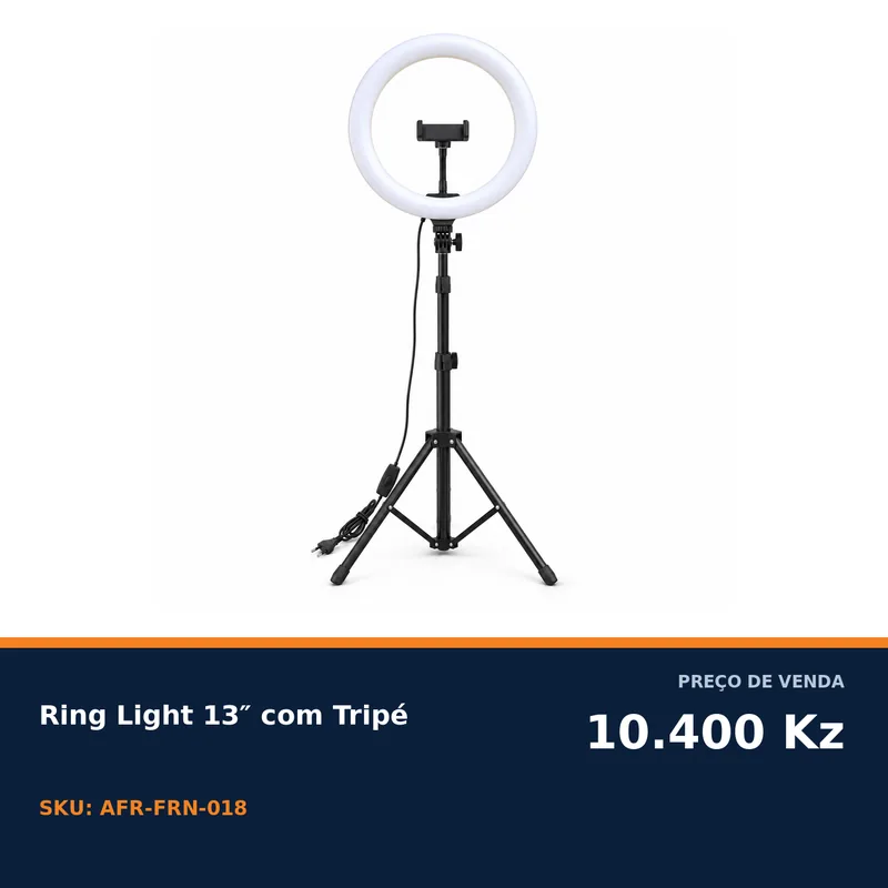 RING LIGHT 13 COM TRIPÉ — foto