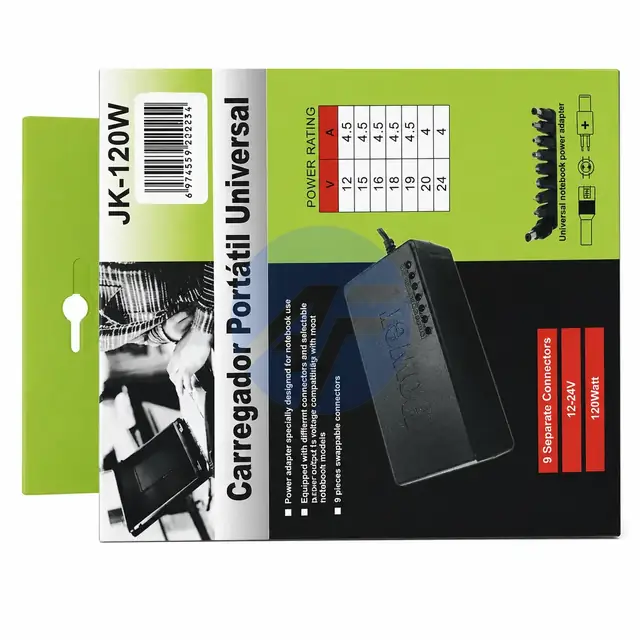 CARREGADOR UNIVERSAL GRANDE 12,14,16,18,19,20,22,24V — foto