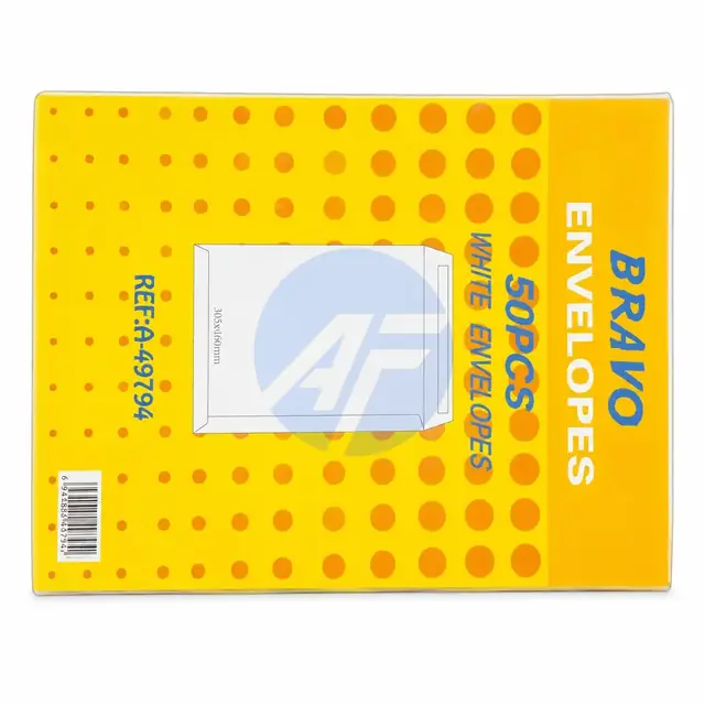 RESMA DE ENVELOPE A3 BRANCO COM 50 UNIDADES — foto
