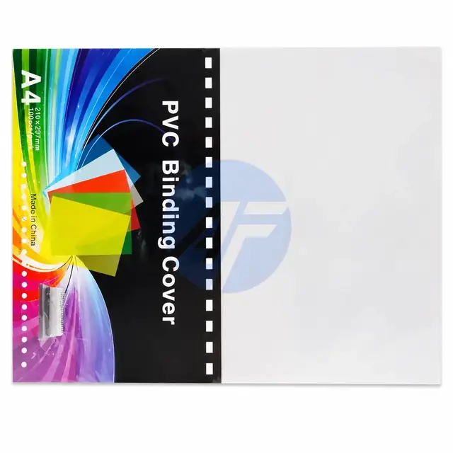 EMBALAGEM DE ENCADERNAÇÃO PVC — foto