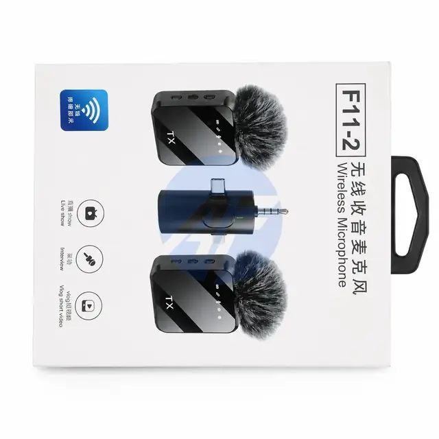 MICROFONE DE LAPELA F11 UNIVERSAL — foto