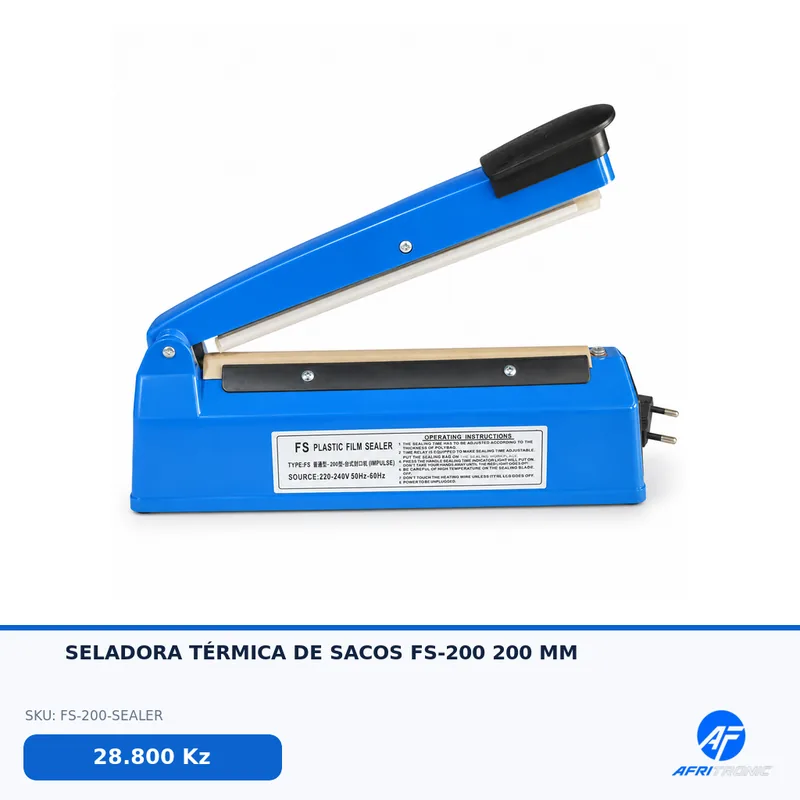 SELADORA TÉRMICA DE SACOS FS-200 200 MM — foto