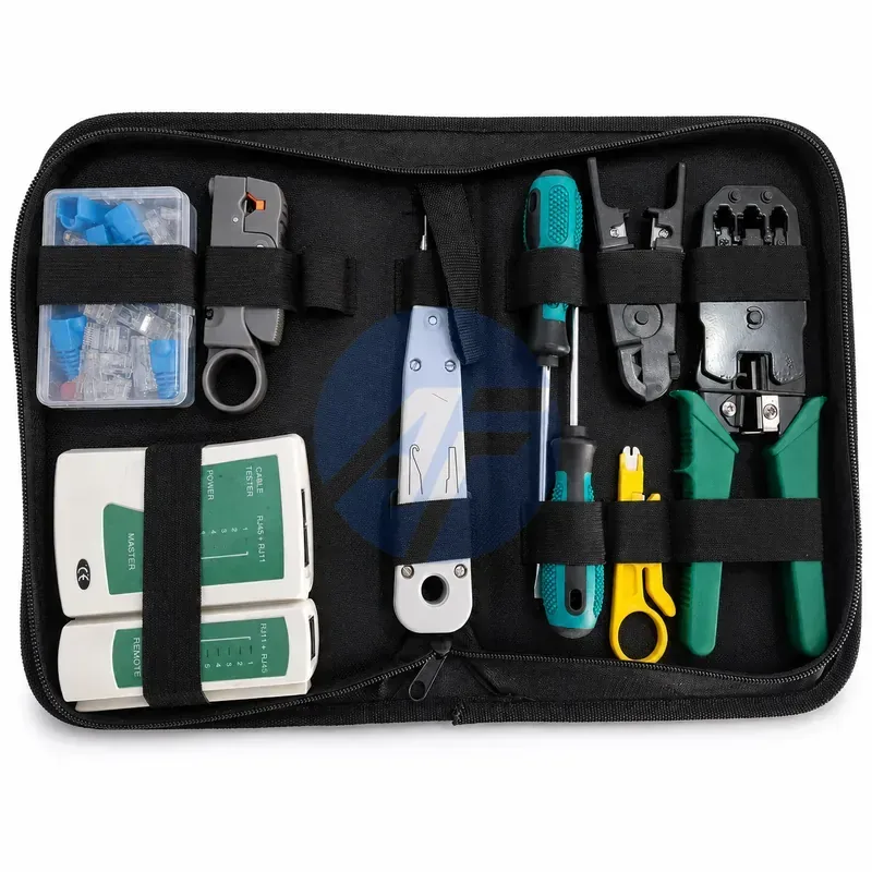 KIT DE FERRAMENTAS DE REDE UNIVERSAL — foto