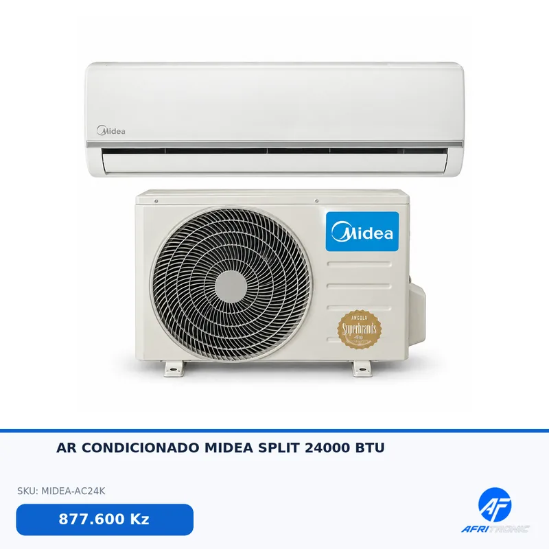AR CONDICIONADO MIDEA SPLIT 24000 BTU — foto