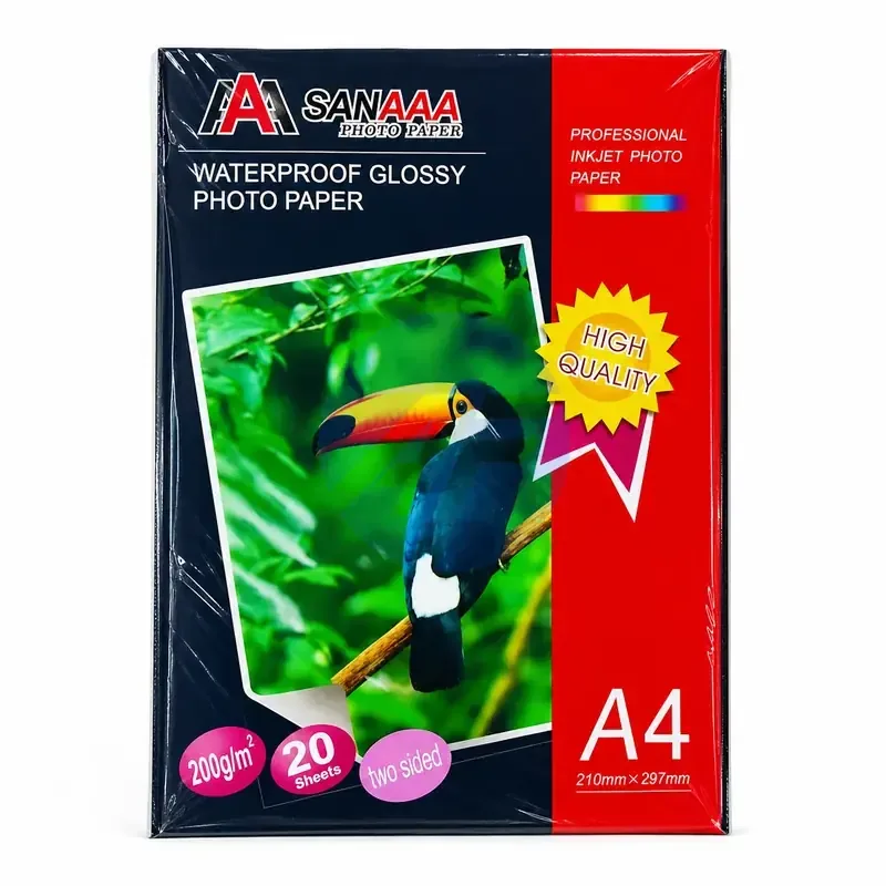 PAPEL FOTO 20 FOLHAS 200GMS — foto