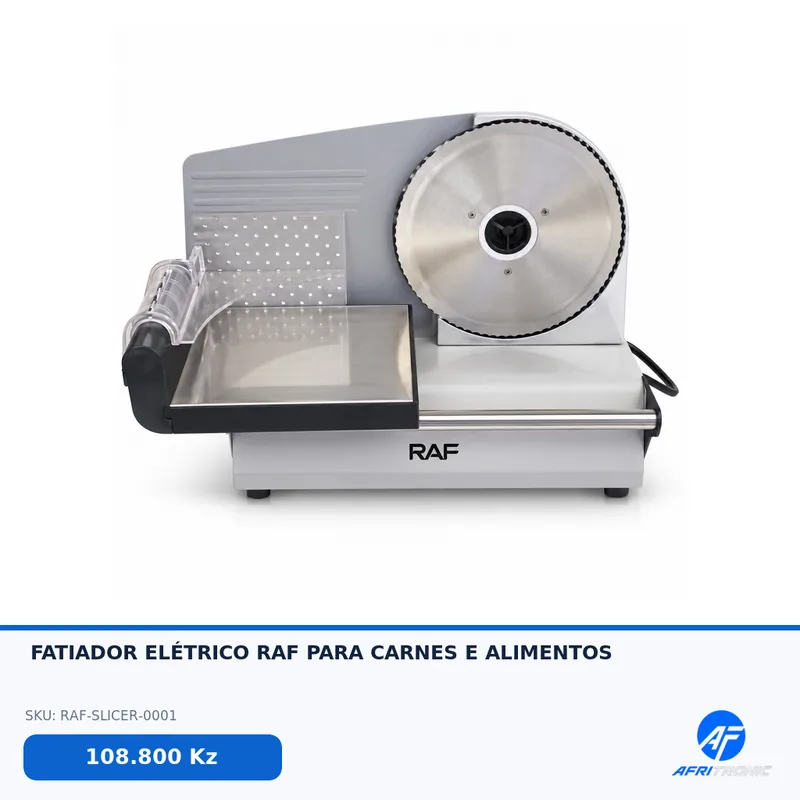 FATIADOR ELÉTRICO RAF PARA CARNES E ALIMENTOS — foto